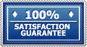 100% satisfaction &ndash; that's our guarantee to you